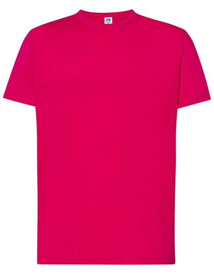 Regular Premium T-Shirt zum Besticken und Bedrucken in der Farbe Raspberry mit Ihren Logo, Schriftzug oder Motiv.