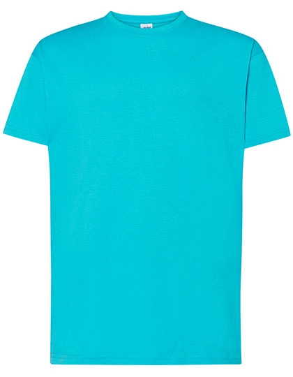 Regular Premium T-Shirt zum Besticken und Bedrucken in der Farbe Turquoise mit Ihren Logo, Schriftzug oder Motiv.