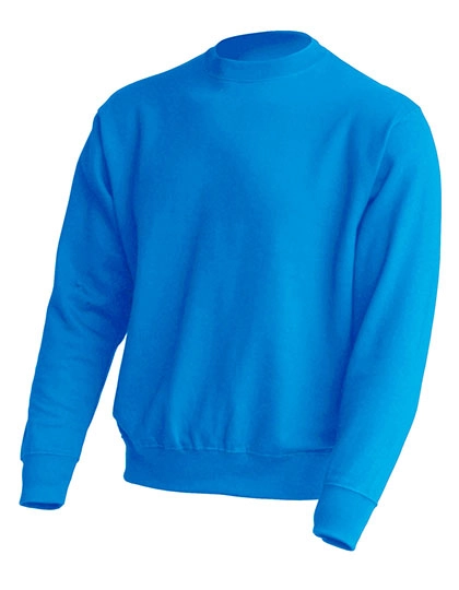 Crew Neck Sweatshirt zum Besticken und Bedrucken in der Farbe Aqua mit Ihren Logo, Schriftzug oder Motiv.