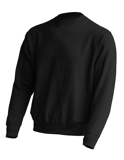 Crew Neck Sweatshirt zum Besticken und Bedrucken in der Farbe Black mit Ihren Logo, Schriftzug oder Motiv.