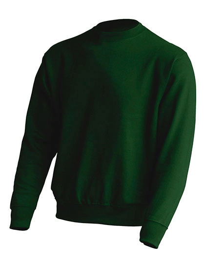 Crew Neck Sweatshirt zum Besticken und Bedrucken in der Farbe Bottle Green mit Ihren Logo, Schriftzug oder Motiv.