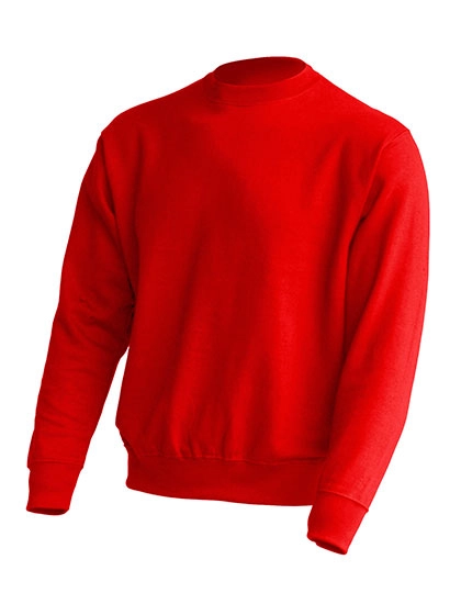 Crew Neck Sweatshirt zum Besticken und Bedrucken in der Farbe Red mit Ihren Logo, Schriftzug oder Motiv.