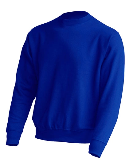 Crew Neck Sweatshirt zum Besticken und Bedrucken in der Farbe Royal Blue mit Ihren Logo, Schriftzug oder Motiv.