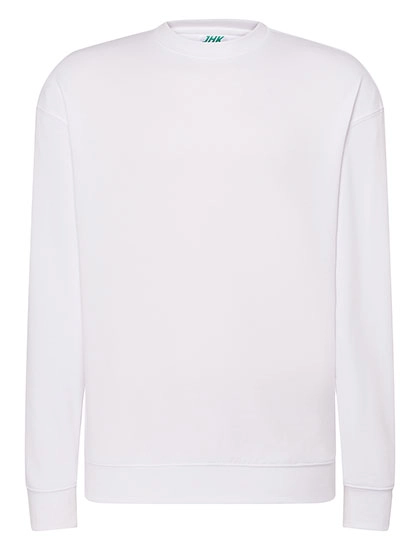 Unisex Sweatshirt zum Besticken und Bedrucken in der Farbe White mit Ihren Logo, Schriftzug oder Motiv.