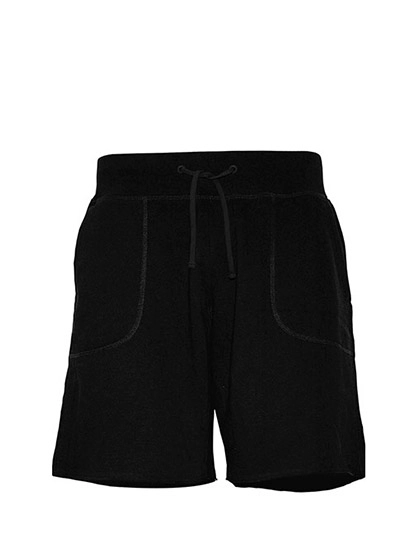 Men´s Sweat Shorts zum Besticken und Bedrucken in der Farbe Black mit Ihren Logo, Schriftzug oder Motiv.