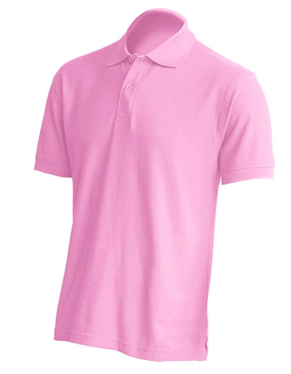 Men´s Polo Regular zum Besticken und Bedrucken in der Farbe Pink mit Ihren Logo, Schriftzug oder Motiv.
