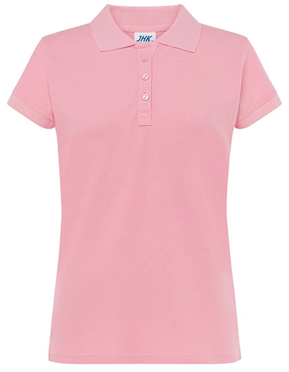 Ladies´ Polo Regular zum Besticken und Bedrucken in der Farbe Pink mit Ihren Logo, Schriftzug oder Motiv.