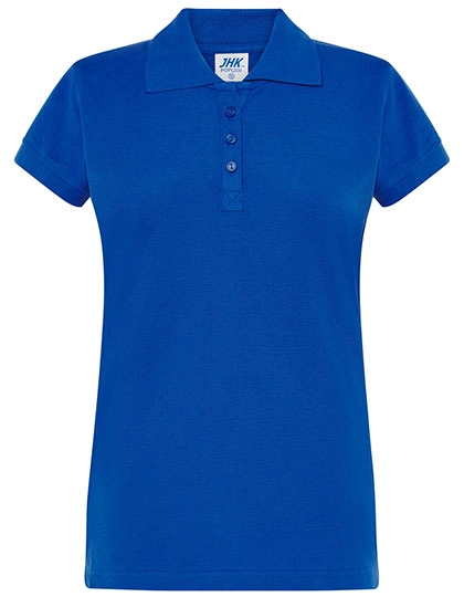 Ladies´ Polo Regular zum Besticken und Bedrucken in der Farbe Royal Blue mit Ihren Logo, Schriftzug oder Motiv.