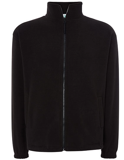 Men´s Fleece Jacket zum Besticken und Bedrucken in der Farbe Black mit Ihren Logo, Schriftzug oder Motiv.