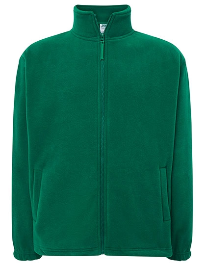 Men´s Fleece Jacket zum Besticken und Bedrucken in der Farbe Kelly Green mit Ihren Logo, Schriftzug oder Motiv.