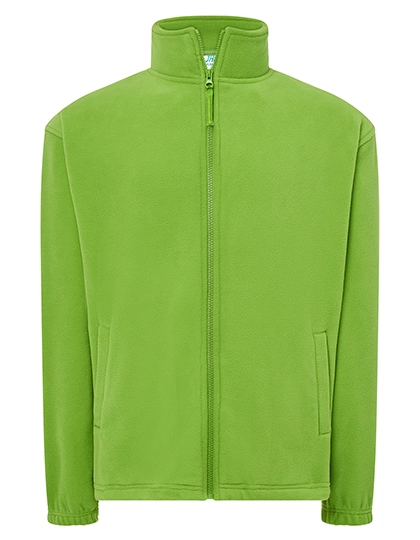 Men´s Fleece Jacket zum Besticken und Bedrucken in der Farbe Lime mit Ihren Logo, Schriftzug oder Motiv.
