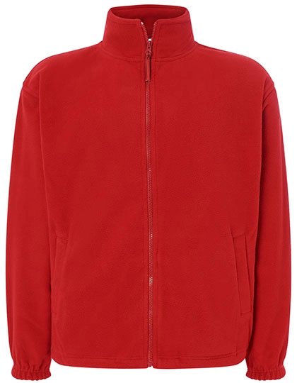 Men´s Fleece Jacket zum Besticken und Bedrucken in der Farbe Red mit Ihren Logo, Schriftzug oder Motiv.