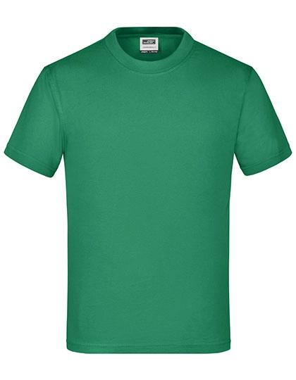 Junior Basic-T zum Besticken und Bedrucken in der Farbe Irish Green mit Ihren Logo, Schriftzug oder Motiv.