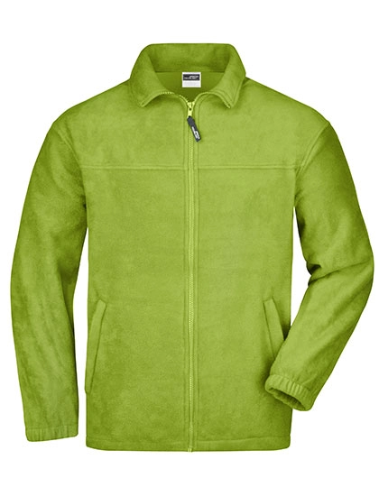 Full-Zip Fleece zum Besticken und Bedrucken in der Farbe Lime Green mit Ihren Logo, Schriftzug oder Motiv.