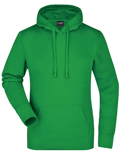 Ladies´ Hooded Sweat zum Besticken und Bedrucken in der Farbe Fern Green mit Ihren Logo, Schriftzug oder Motiv.