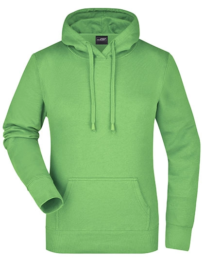Ladies´ Hooded Sweat zum Besticken und Bedrucken in der Farbe Lime Green mit Ihren Logo, Schriftzug oder Motiv.