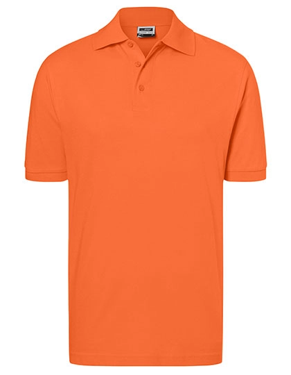 Classic Polo zum Besticken und Bedrucken in der Farbe Dark Orange mit Ihren Logo, Schriftzug oder Motiv.