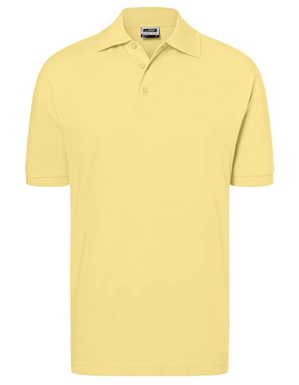 Classic Polo zum Besticken und Bedrucken in der Farbe Light Yellow mit Ihren Logo, Schriftzug oder Motiv.