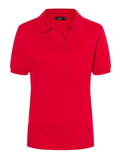 Ladies´ Classic Polo zum Besticken und Bedrucken in der Farbe Red mit Ihren Logo, Schriftzug oder Motiv.