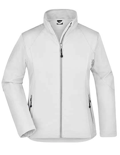 Ladies´ Softshell Jacket zum Besticken und Bedrucken in der Farbe Off-White mit Ihren Logo, Schriftzug oder Motiv.