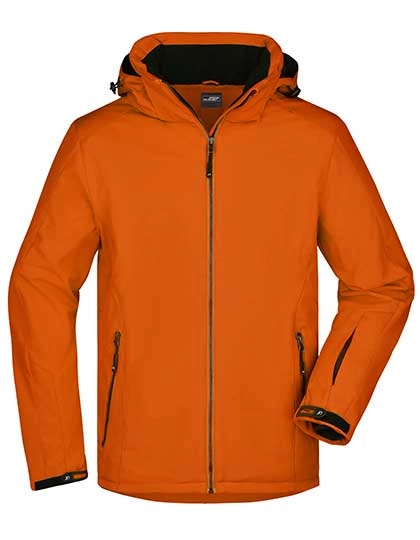Men´s Wintersport Jacket zum Besticken und Bedrucken in der Farbe Dark Orange mit Ihren Logo, Schriftzug oder Motiv.