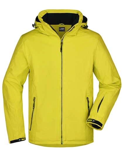 Men´s Wintersport Jacket zum Besticken und Bedrucken in der Farbe Yellow mit Ihren Logo, Schriftzug oder Motiv.