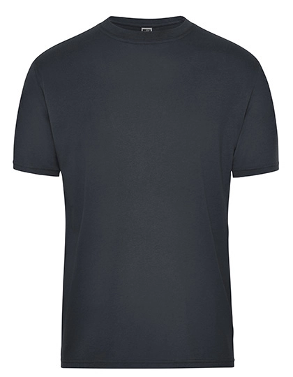 Men´s Bio Workwear T-Shirt zum Besticken und Bedrucken in der Farbe Carbon mit Ihren Logo, Schriftzug oder Motiv.