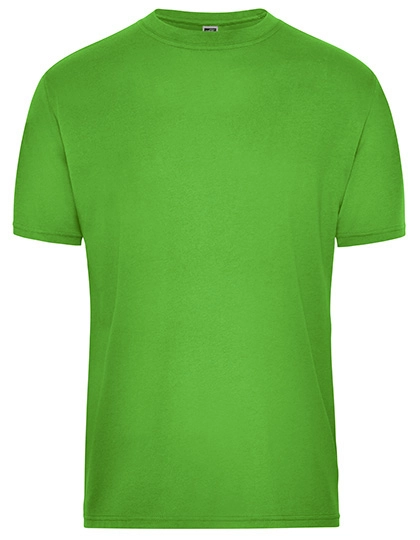 Men´s Bio Workwear T-Shirt zum Besticken und Bedrucken in der Farbe Lime Green mit Ihren Logo, Schriftzug oder Motiv.