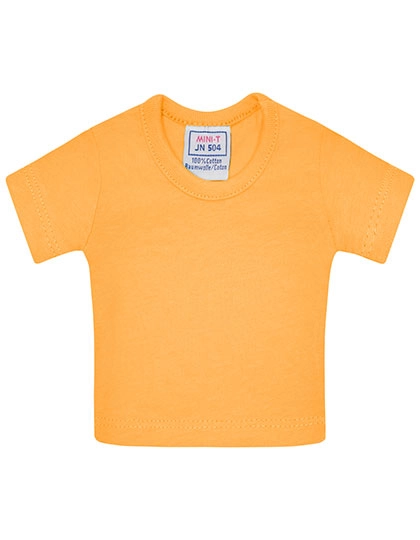 Mini-T zum Besticken und Bedrucken in der Farbe Orange mit Ihren Logo, Schriftzug oder Motiv.