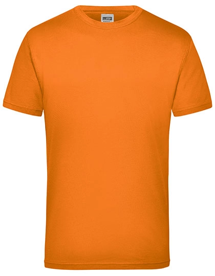Men´s Workwear-T zum Besticken und Bedrucken in der Farbe Orange mit Ihren Logo, Schriftzug oder Motiv.