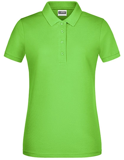 Ladies´ Basic Polo zum Besticken und Bedrucken in der Farbe Lime Green mit Ihren Logo, Schriftzug oder Motiv.
