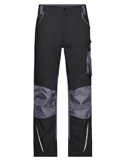 Workwear Pants -STRONG- zum Besticken und Bedrucken in der Farbe Black-Carbon mit Ihren Logo, Schriftzug oder Motiv.