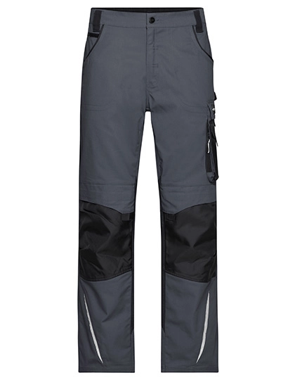 Workwear Pants -STRONG- zum Besticken und Bedrucken in der Farbe Carbon-Black mit Ihren Logo, Schriftzug oder Motiv.