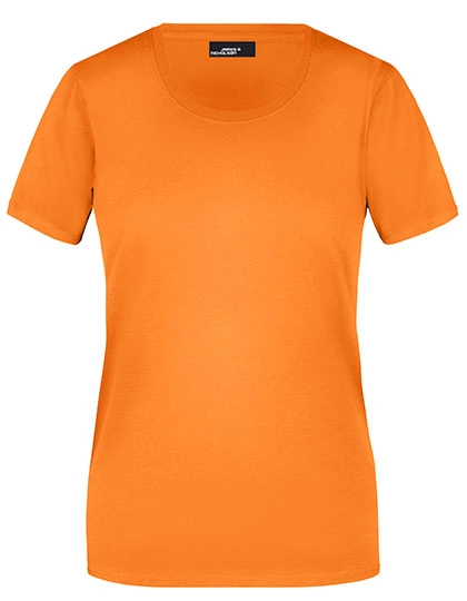 Ladies´ Basic-T zum Besticken und Bedrucken in der Farbe Orange mit Ihren Logo, Schriftzug oder Motiv.