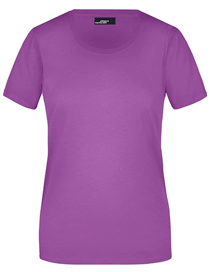 Ladies´ Basic-T zum Besticken und Bedrucken in der Farbe Purple mit Ihren Logo, Schriftzug oder Motiv.