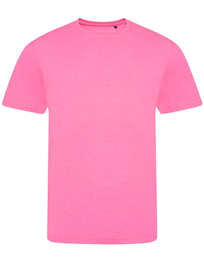 Electric Tri-Blend T zum Besticken und Bedrucken in der Farbe Electric Pink mit Ihren Logo, Schriftzug oder Motiv.