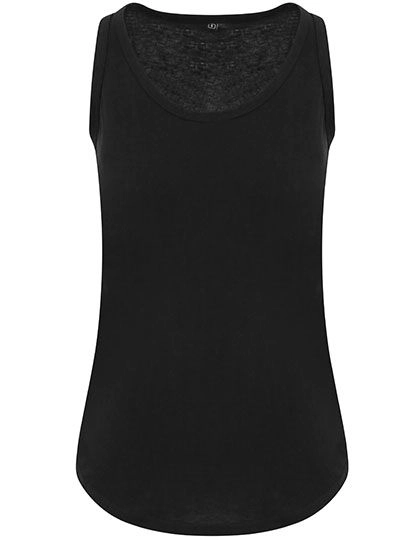 Women´s Tri-Blend Vest zum Besticken und Bedrucken in der Farbe Solid Black mit Ihren Logo, Schriftzug oder Motiv.