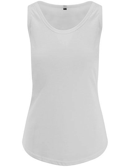 Women´s Tri-Blend Vest zum Besticken und Bedrucken in der Farbe Solid White mit Ihren Logo, Schriftzug oder Motiv.