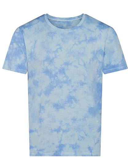 Tie-Dye T zum Besticken und Bedrucken in der Farbe Blue Cloud mit Ihren Logo, Schriftzug oder Motiv.