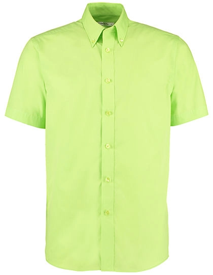Men´s Classic Fit Workforce Shirt Short Sleeve zum Besticken und Bedrucken in der Farbe Lime mit Ihren Logo, Schriftzug oder Motiv.