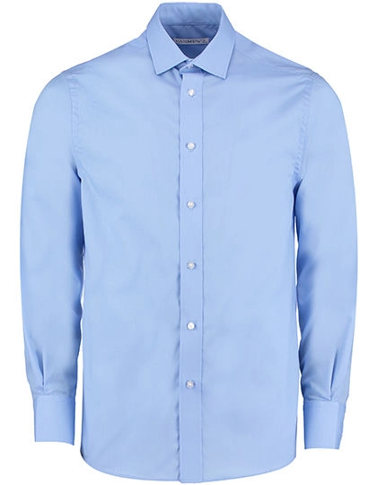 Business Tailored Fit Poplin Shirt zum Besticken und Bedrucken in der Farbe Light Blue mit Ihren Logo, Schriftzug oder Motiv.