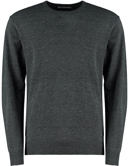 Regular Fit Arundel Crew Neck Sweater zum Besticken und Bedrucken in der Farbe Graphite (Solid) mit Ihren Logo, Schriftzug oder Motiv.