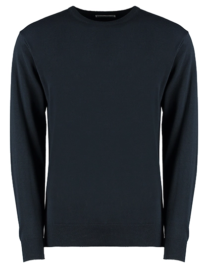 Regular Fit Arundel Crew Neck Sweater zum Besticken und Bedrucken in der Farbe Navy mit Ihren Logo, Schriftzug oder Motiv.