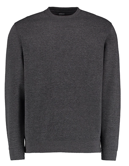 Regular Fit Klassic Sweatshirt Superwash 60° Long Sleeve zum Besticken und Bedrucken in der Farbe Dark Grey Marl mit Ihren Logo, Schriftzug oder Motiv.