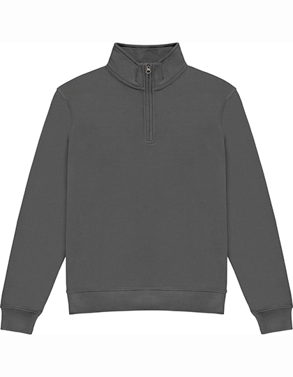 Regular Fit 1/4 Zip Sweatshirt zum Besticken und Bedrucken in der Farbe Dark Grey mit Ihren Logo, Schriftzug oder Motiv.