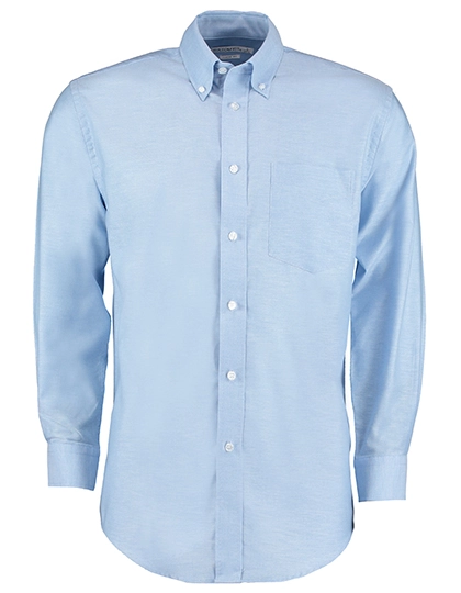 Men´s Classic Fit Workwear Oxford Shirt Long Sleeve zum Besticken und Bedrucken in der Farbe Light Blue mit Ihren Logo, Schriftzug oder Motiv.