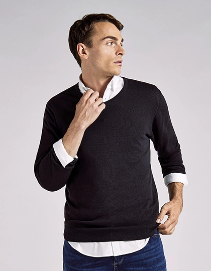 Classic Fit Arundel V-Neck Sweater zum Besticken und Bedrucken mit Ihren Logo, Schriftzug oder Motiv.