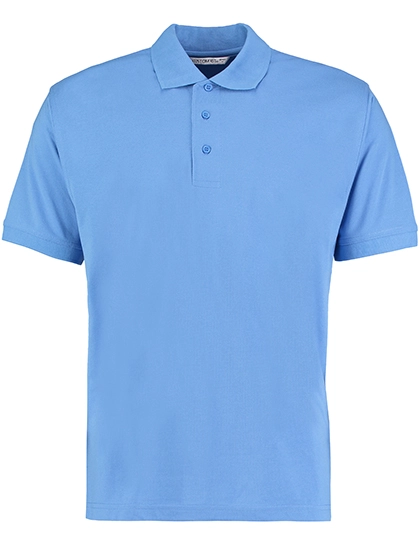 Classic Fit Polo Shirt Superwash 60° zum Besticken und Bedrucken in der Farbe Mid Blue mit Ihren Logo, Schriftzug oder Motiv.