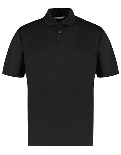 Regular Fit Cooltex® Plus Piqué Polo zum Besticken und Bedrucken in der Farbe Black mit Ihren Logo, Schriftzug oder Motiv.