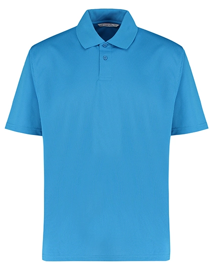 Regular Fit Cooltex® Plus Piqué Polo zum Besticken und Bedrucken in der Farbe Bright Blue mit Ihren Logo, Schriftzug oder Motiv.